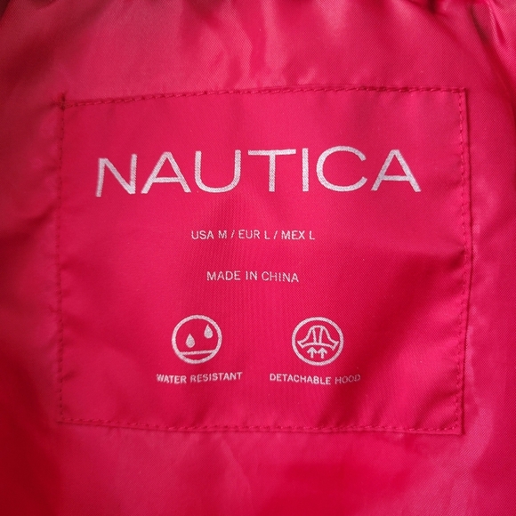 Nautica Quilted Puffer Water Resistant Jacket. - Picture 5 of 7